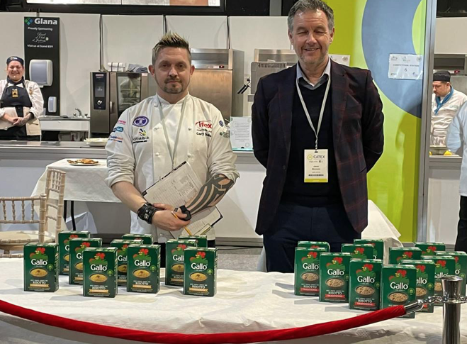 Great craic this morning <a href="/catexexhibition/">CATEX Exhibition 2025</a> and the Irish heat of our wee competition - standard was stunning as we've come to expect! Well done to all involved <a href="/RisoGalloUK/">RisoGalloUK</a> <a href="/chefpublishing/">Chef & Restaurant Magazine</a> <a href="/masterchefsgb/">Master Chefs of Great Britain</a> <a href="/Craft_Guild/">Craft Guild of Chefs</a> <a href="/FilippoBerio/">Filippo Berio</a> <a href="/koppertcressUK/">KoppertCress UAE-UK</a> <a href="/ChefGuineyWolf/">Gary Guiney</a> @essentialcuisin