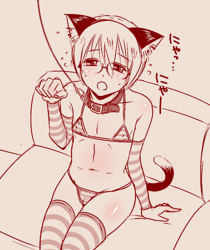 M82249598's tweet photo. 某所に上げたポンチ絵
 #猫の日 https://t.co/ZJscMjQY5t
