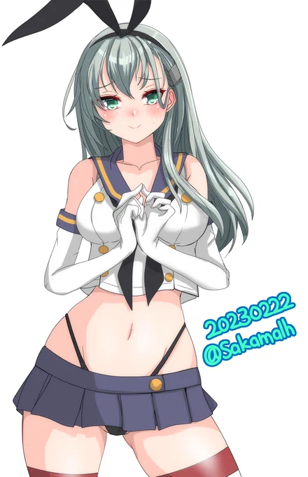 鈴谷風#艦これ版深夜の真剣お絵描き60分一本勝負#艦これ版真剣お絵描き60分一本勝負_2023 