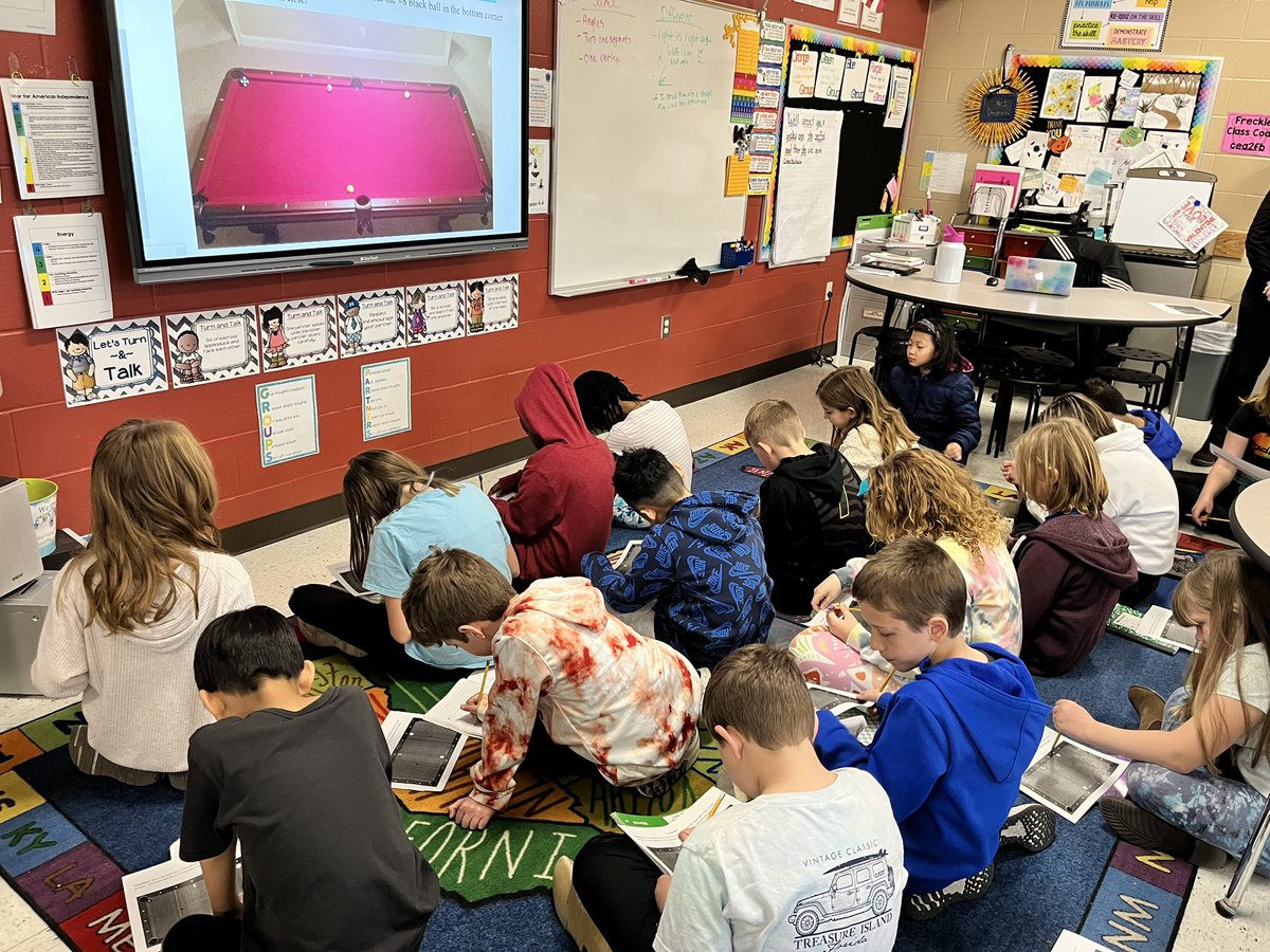 MrsDaugherty4th's tweet photo. We are loving our #3ActTask from @gfletchy to work on angles! #MathJoyCPS @BeulahRalphElem https://t.co/v4B3oYAQwk