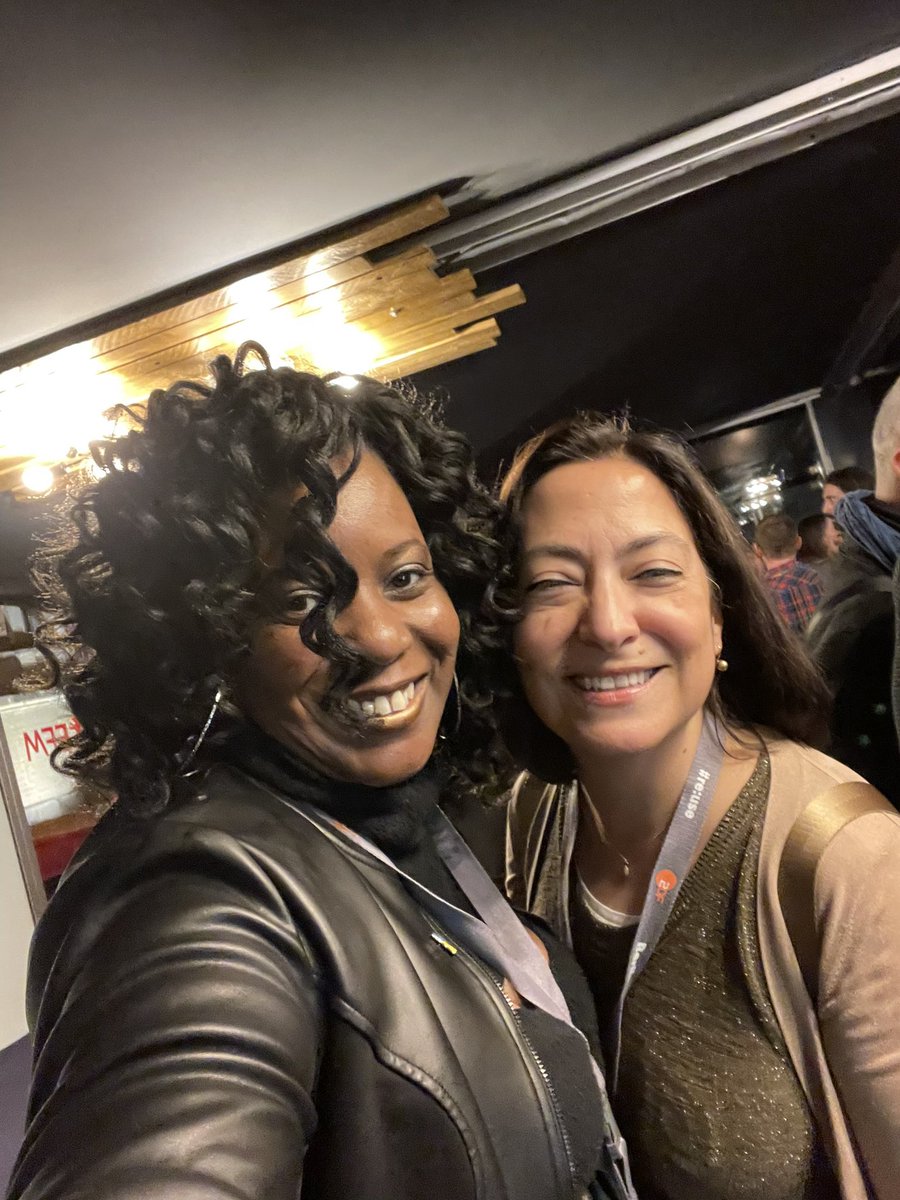 Our founder #YolondaBrinkley doing what she does at the .@berlinale Berlin Film Festival and the  European Film Market #Globalnetworking #internationalexpansion #diversityincannes
#diversity
#inclusion