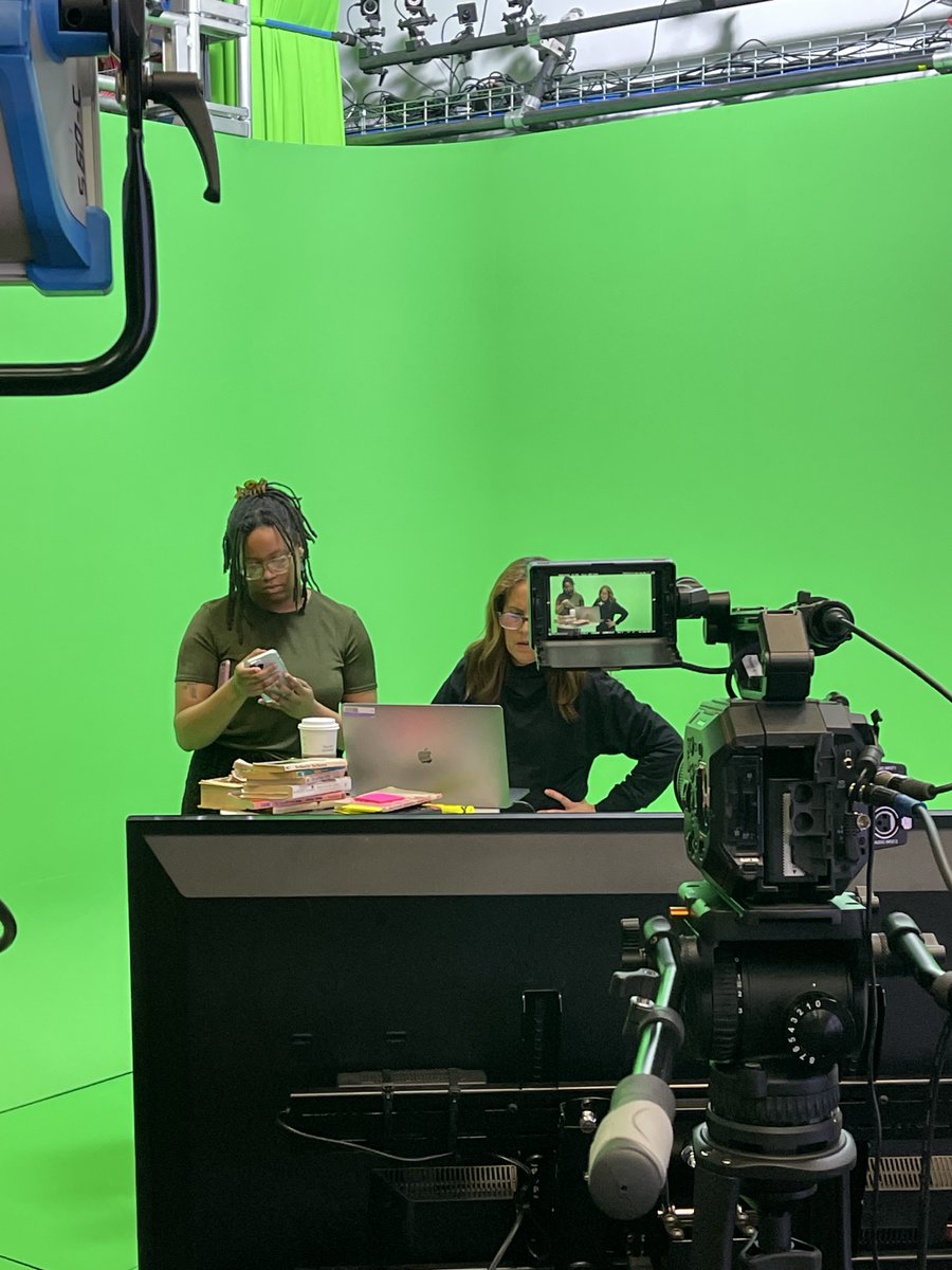CSADatGSU's tweet photo. A behind the scenes looks at the production that's gone into today's live stream. Tune in!!

#CSADreads #BlackHistoryMonth #BlackHistoryIsAmericanHistory  #Bannedbooks https://t.co/HG63HFHYzD