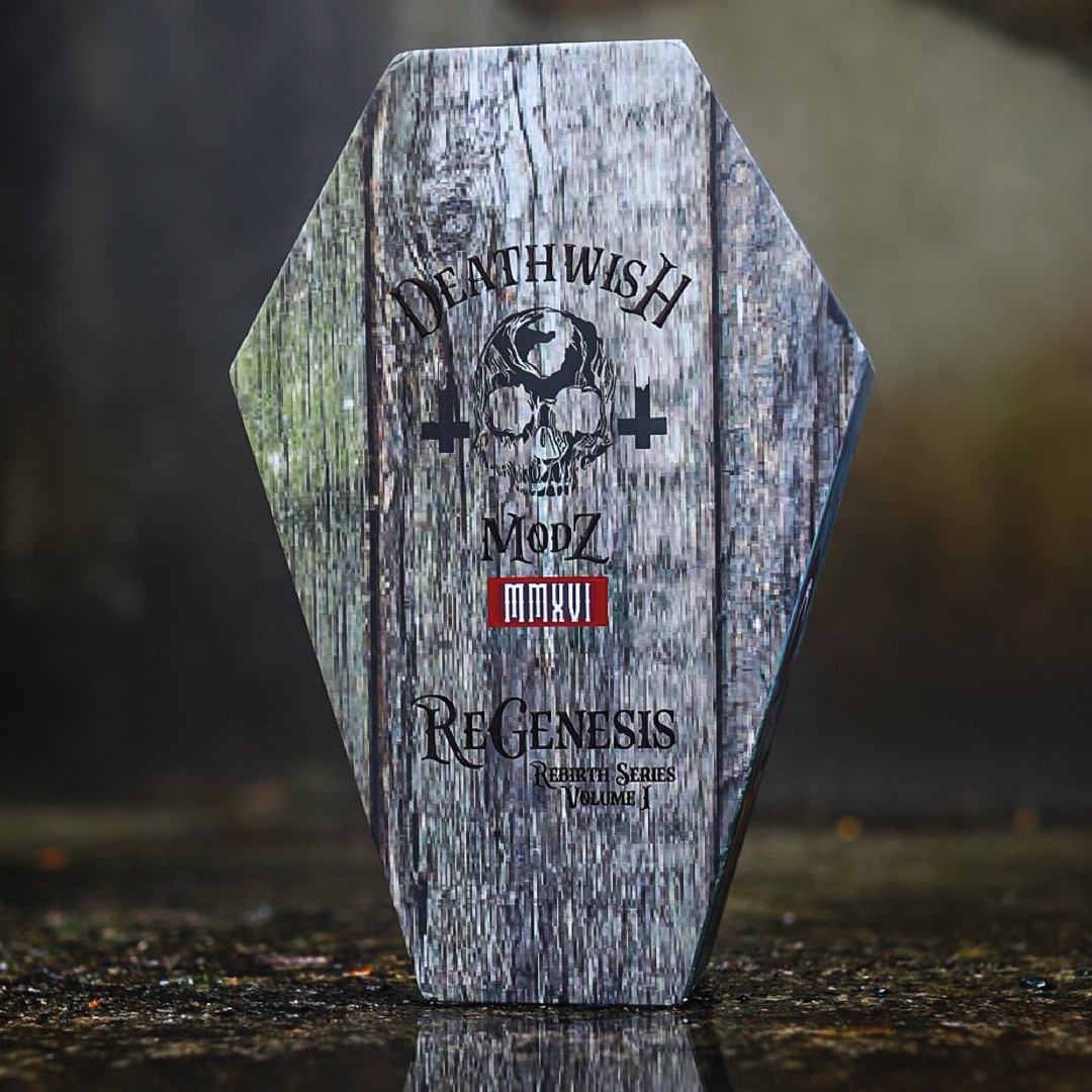 UKVaping101's tweet image. Well well what is this now a new Deathwish Mech Mod 😮

Should have more details about this somewhere 🤔

#mechmod #regenesis #deathwishmodz