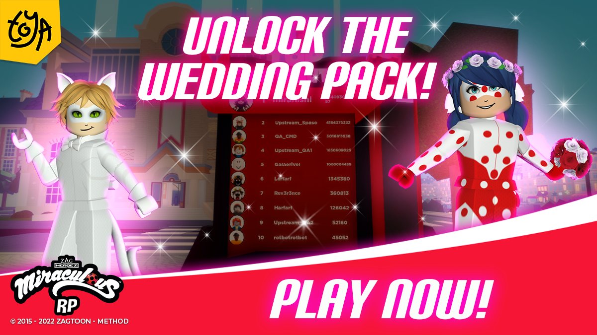 Valentine Quest FREE Skins! - Wedding Pack - Miraculous Ladybug on Roblox 