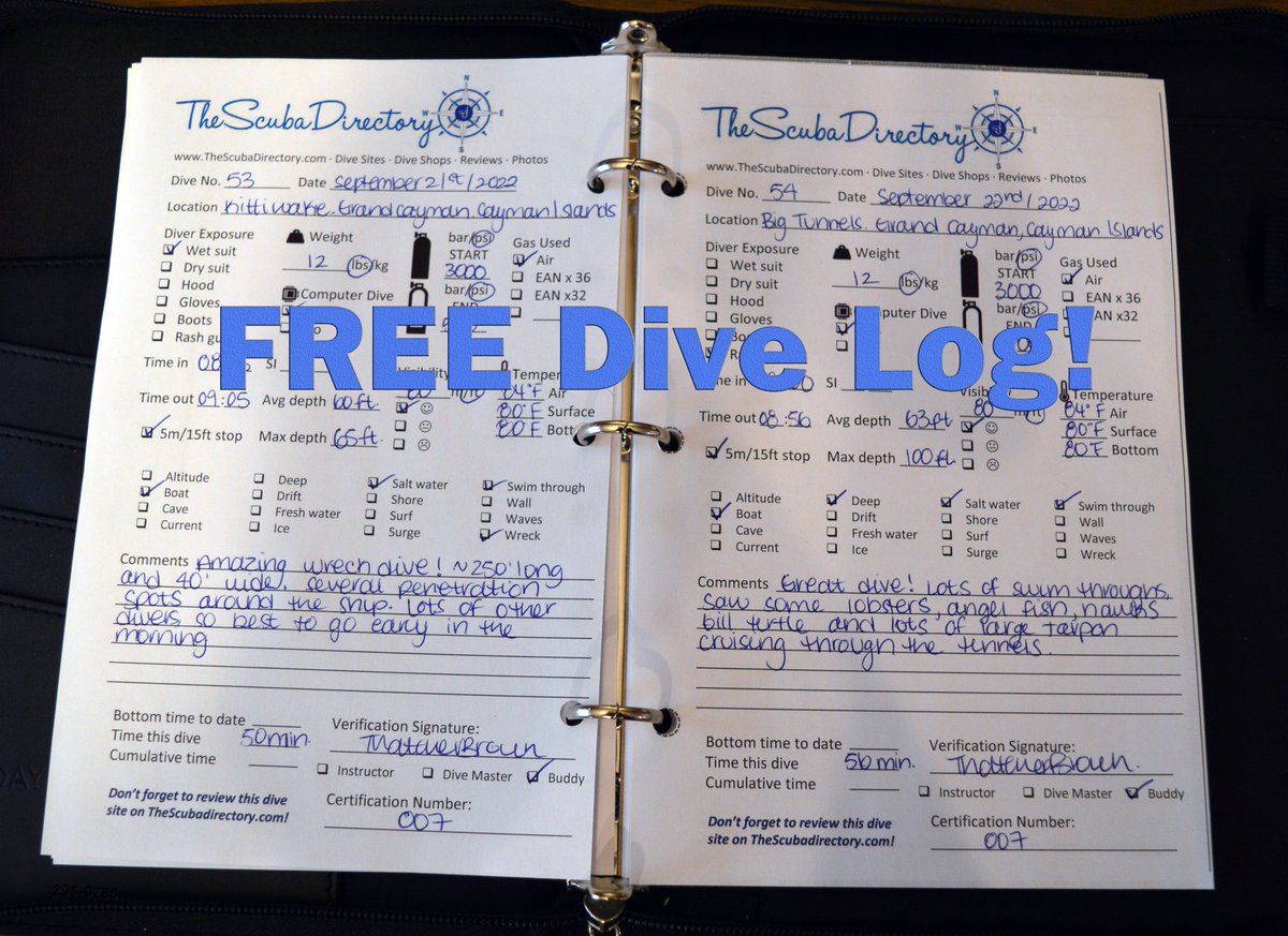 Scuba_Directory's tweet photo. Attention all Scuba Divers! 🌊🌞🌊 Keep track of your underwater adventures with our Free Dive Log! 🤿📝 
Get yours today: https://t.co/5bHflwsVuz

#thescubadirectory #FreeDiveLog #DiveLog #underwaterAdventures #ScubaDivingMag #PADI   #underwater #scubadiver #scubadive https://t.co/HIPbwoCg1Q