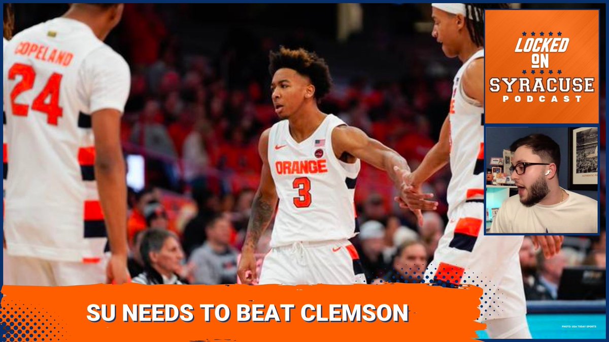 With Syracuse Basketball quite possibly on the outside looking in of both the NIT and NCAA Tournaments, they desperately need to grab a few more wins. @OValentine14 walks you through tonights matchup with an up and down Clemson squad. CHECK IT OUT: linktr.ee/LockedOnSyracu…