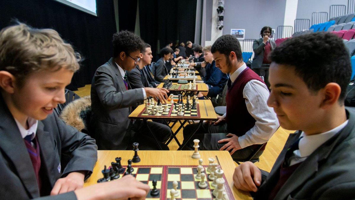 HammersmithAcad's tweet photo. The House Chess Competition gets underway. Students in KS3 &amp; KS4 battle it out to become champion. Who will make the most of castling, move en passant or open with the best gambit? #chess #chesstournament #tournament  #COMPETITION https://t.co/pdTPbx5QIq