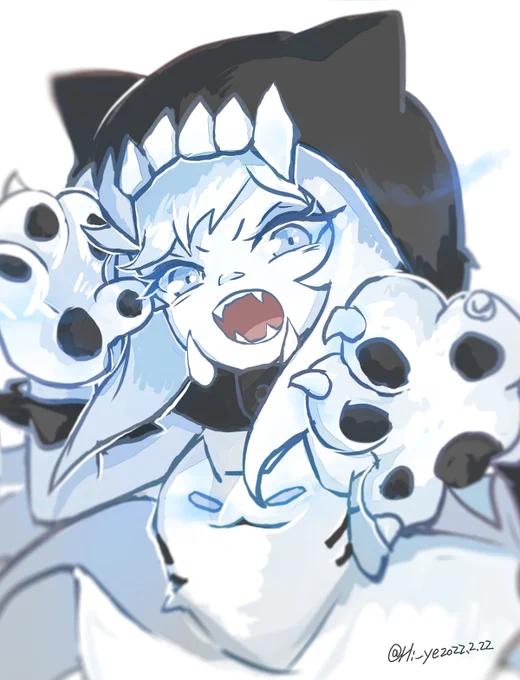 深海猫#艦これ #北方棲妹 #深海棲艦 #猫の日 