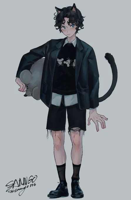 24日目猫の日なので⋯#猫の日 #オリジナル 