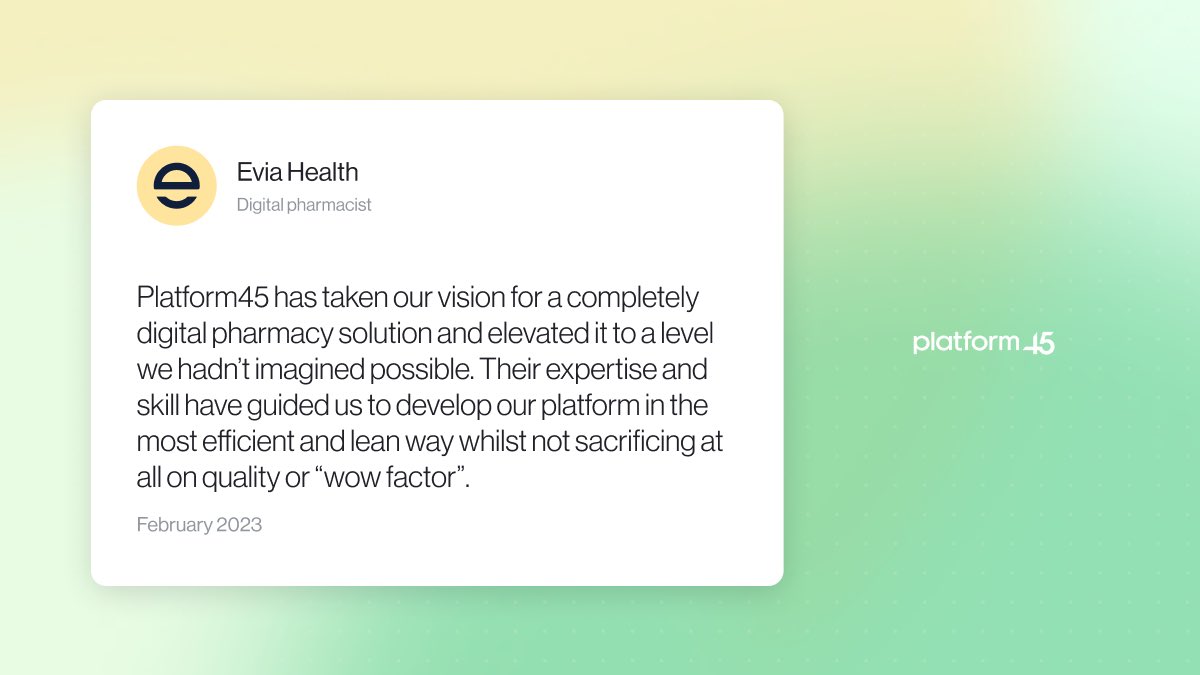 Platform45 tweet media