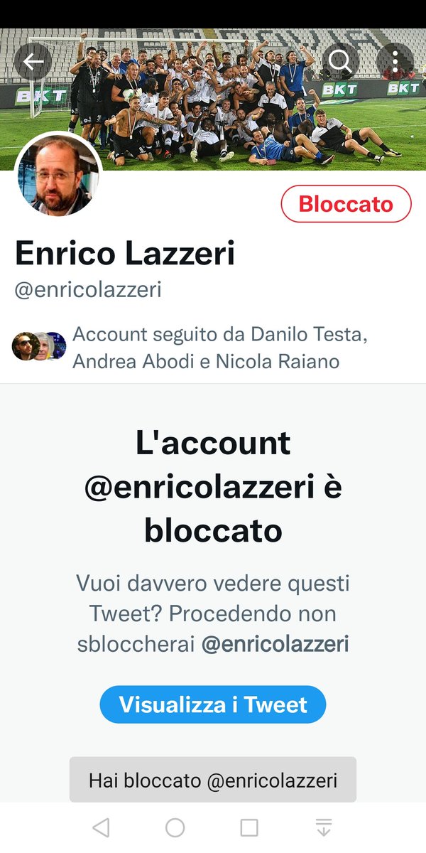 Ilarioebasta's tweet photo. Un altro da bloccare anche se conta poco.
Anche lui come il suo sindaco difende i tifosi dello #spezia scagliandosi contro noi tifosi juventini che facciamo schifo.
#Rescindere così #SaltailBanco
#rescinderepaytv
#Superlega #disdettaDAZN https://t.co/WuueK5nW4k
