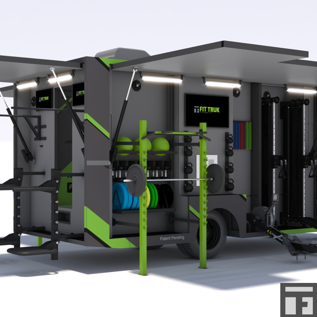 fittrukco's tweet photo. What are some of the Equipment included in the Fit Truk 4.0?

(4) Torque Dual Cable Towers
(2) Torque Adjustable Bench
(2) Concept 2 Rower
(2) Band Storage Racks 
(2) Torque Full Band Sets

Want to learn more, or are interested in the Truk? Send us a message!

#fitness #mobilegym https://t.co/8g7kz9OBNt