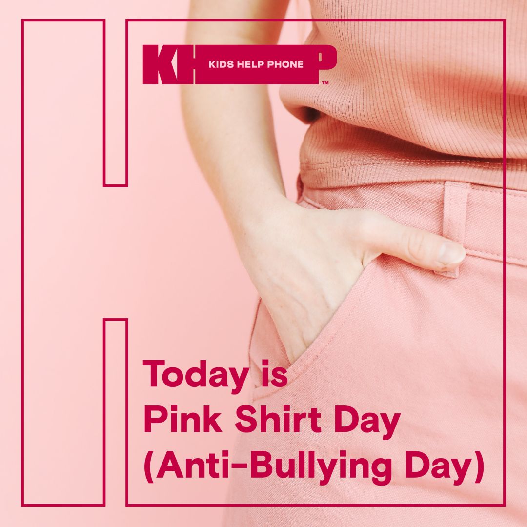 Today is #PinkShirtDay, a day to come together to offer support for young people affected by bullying. 

Whether you’re being bullied, a bystander or a participant, to learn more about resources for support, tap the following link: bit.ly/3IKnHZJ