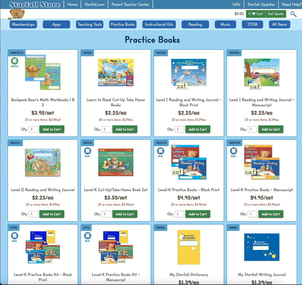 Starfalledu's tweet image. Remember to place your orders for Starfall&apos;s engaging, affordable workbooks for next year! Click on the workbook you are interested in for our &apos;Look Inside&apos; feature.

store.starfall.com/practice-books

#affordableworkbooks #mathworkbooks #readingandwritingjournals #practicebooksforkids