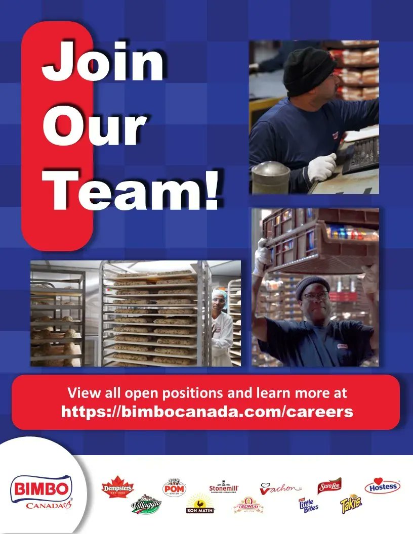 Bimbo Canada On Twitter We Are Hiring In Our Bakeries Across Canada bimbo-canada-on-twitter-we-are-hiring-in-our-bakeries-across-canada