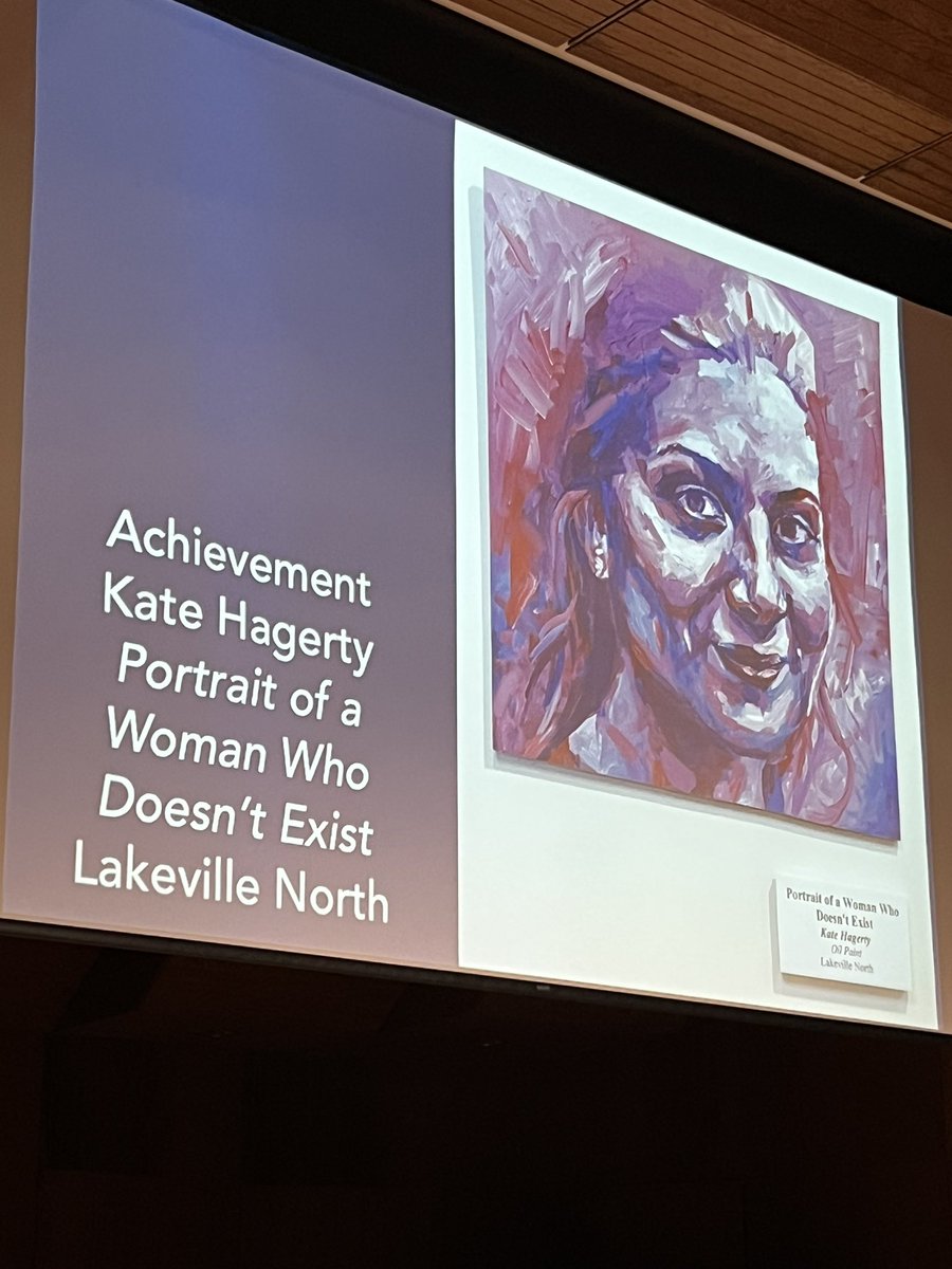 ln_visual's tweet image. Congrats to seniors Kate Hagerty and Ava Blascziek for receiving Awards of Achievement at last nights SSC Visual Art Exhibit at Normandale for their incredible artwork.
