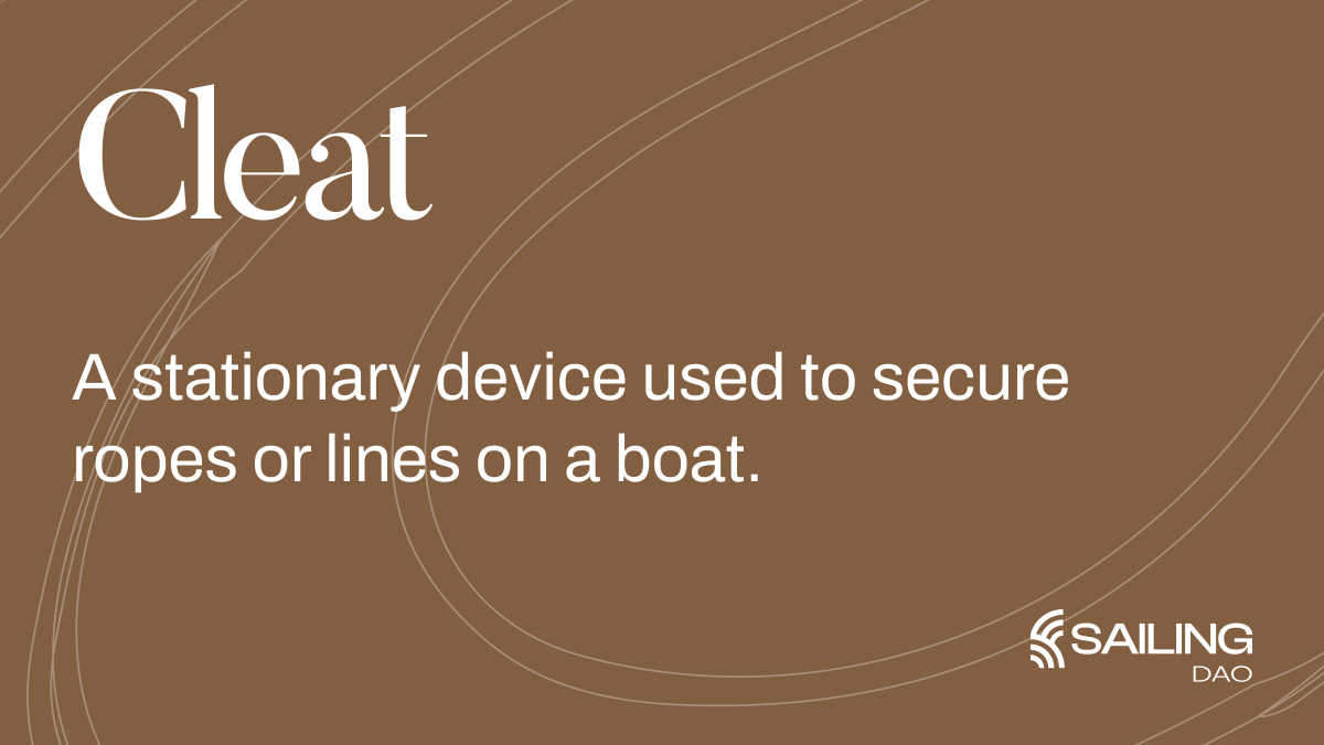 SailingDAO's tweet photo. Sailing enthusiasts, this simple yet effective tool! ⛵️ A #Cleat is a must-have on any boat. It helps secure ropes or lines, keeping everything in place even in rough waters. #SailingTips #SailingLife 🌊 #StaySailing https://t.co/kve8638s4v