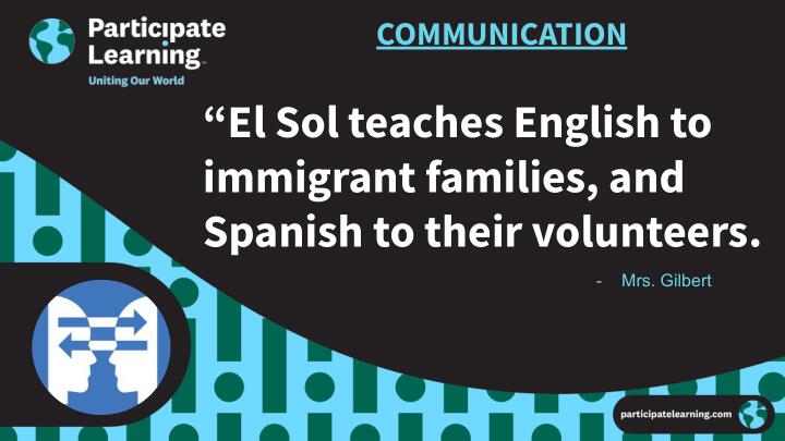 Mrs. Gilbert found the competency of communication at @ElSolJupiter @ParticipateLrng @pbcsd @Area4SuptPBCSD @Jupmiddle #globalleaders #unitingourworld