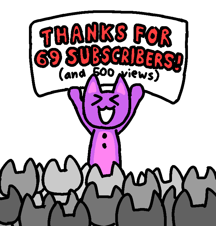 chattercat33's tweet photo. art i did to celebrate 500 views... amazing to me ive already gotten 36,000 more since i made this !!! https://t.co/9pkIh7ICYm