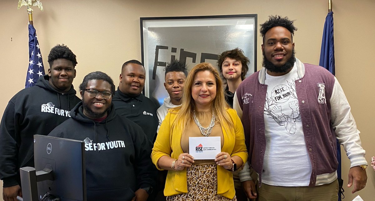 I am so happy to have had members of <a href="/RISEforYouth/">RISE For Youth</a> visit me earlier this week to discuss the issues that are important to them, such as dismantling the student to prison model and other youth empowerment goals. I look forward to continuing being a champion for youth!