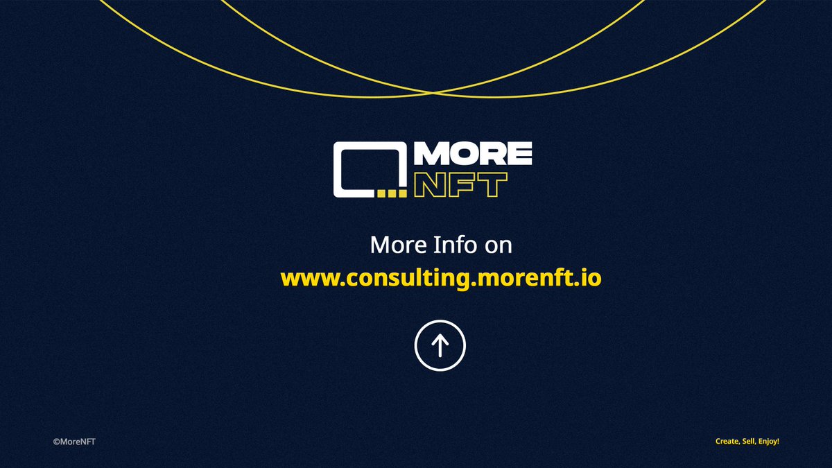 MORENFT SERVICES
"MASTER CONSULTING"

MoreNFT can provide you with a consulting path to start your Web3 project! 🌐
Through analysis tools, training and strategy you will make the project sustainable and reconvertible 📈
The Future is here, what are you waiting for? 🚀

#web3