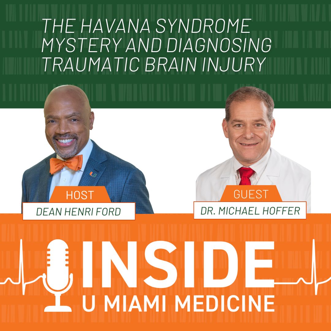 What do NFL players and the mysterious Havana Syndrome have in common? A pair of VR goggles that helped determine whether brain injury had occurred. Listen to a fascinating new episode of Inside U Miami Medicine with <a href="/mehoffer100/">Michael Hoffer</a> and <a href="/HenriFordMD/">Henri R. Ford, MD, MHA, FACS, FRCS(Eng), FAAP</a>. 

▶️  loom.ly/p7NX-gU