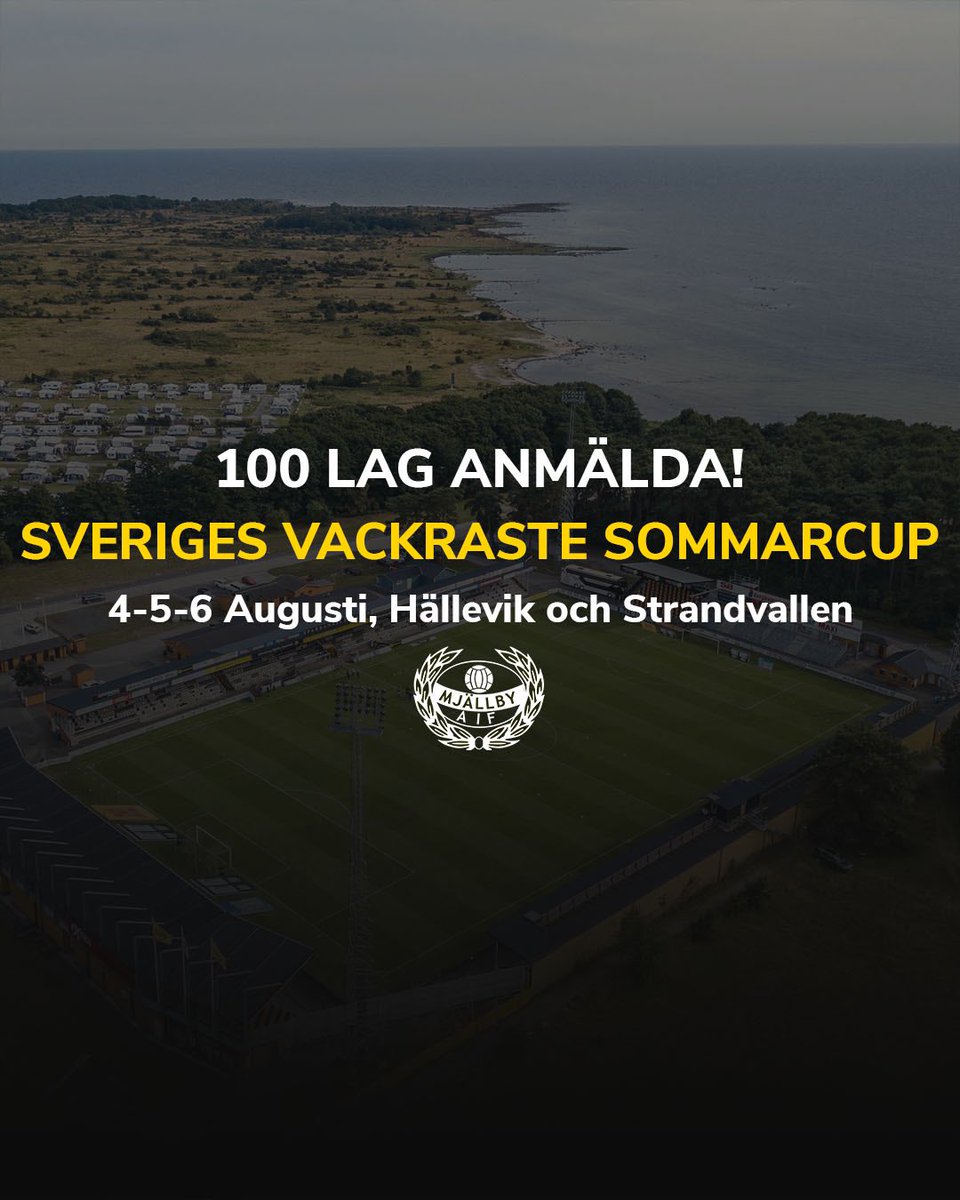 ☀️ | Vilken fotbollsfest det blir i sommar! Det är 100 lag som har anmält sig och det finns bara 10 platser kvar! 🙌

Anmäl er redan idag och missa inte denna underbara upplevelse. 

🔗 Läs mer på vår hemsida.