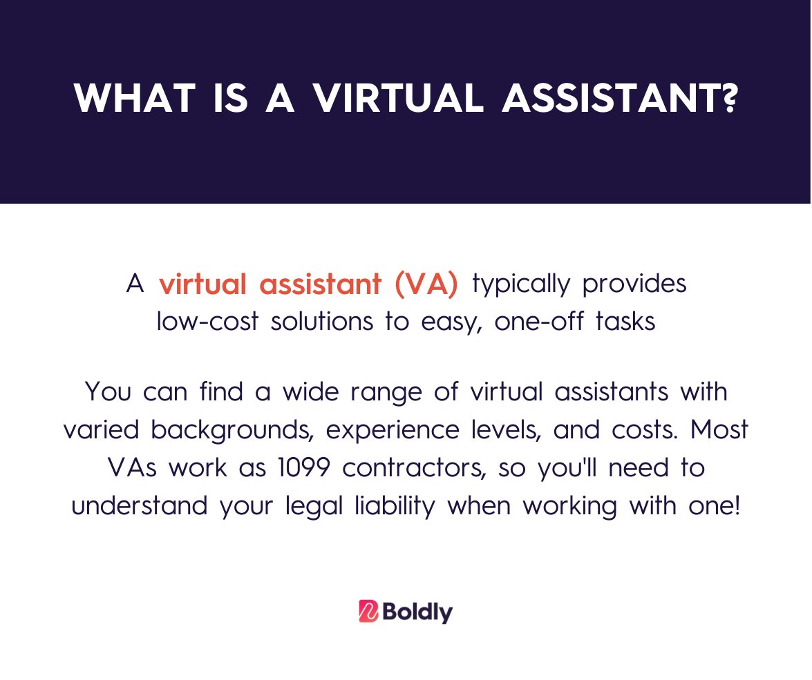 workboldly's tweet image. Executive assistant and virtual assistant — aren&apos;t they the same thing? In short, no!

#ExecutiveAssistant #VirtualAssistant #RemoteAssistant