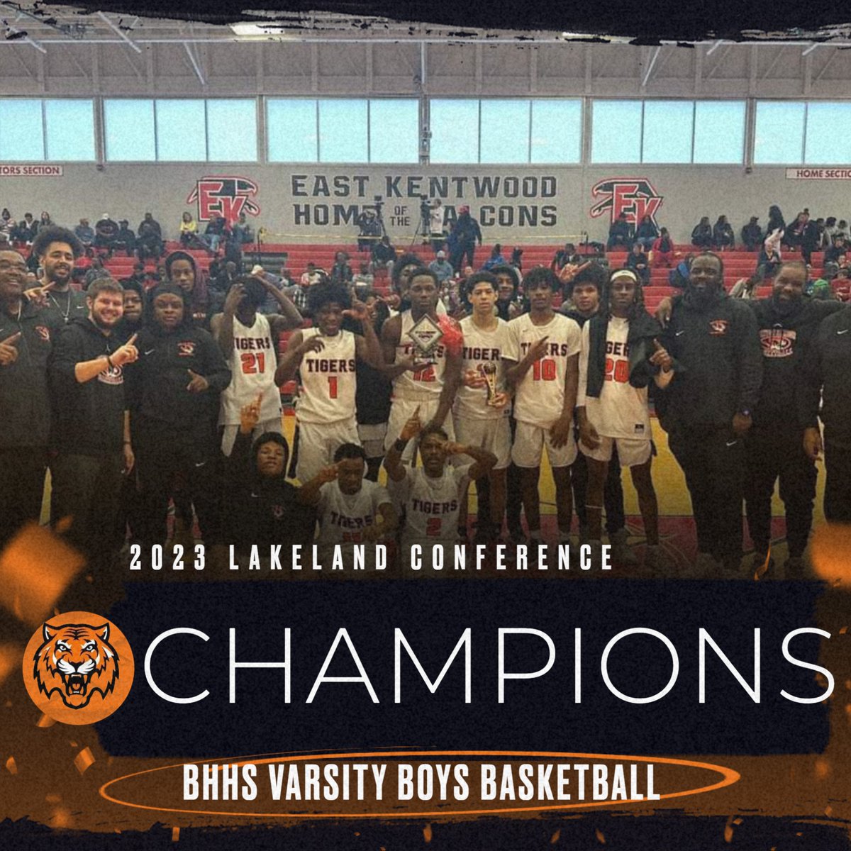 22-23 Lakeland Conference Champs! Congrats <a href="/coachcster/">Corey Sterling Benton Harbor Tigers! Varsity Coach</a>, players and staff!
