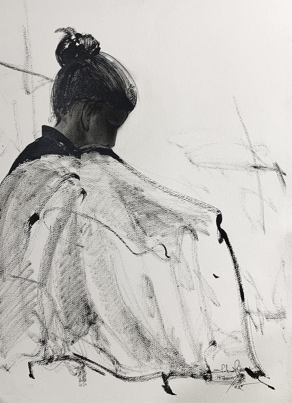 d r a w i n g 
charcoal on paper | studio live drawing 
by Shahanoor Mamun
.
.
.
.
#draw #drawing
#charcoal #figurativedrawing
#sketch #sketchart
#sketchartbyshahanoormamun
#paintingbyshahanoormamun
#shahanoormamun