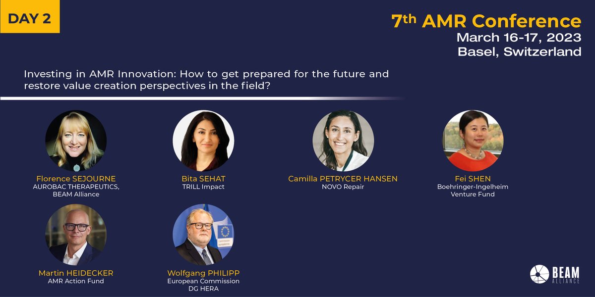 AllianceBEAM's tweet photo. Killer question: Is there any hope for the return of investors in the #antimicrobialresistance field? To find out more, join our dedicated session at the 7th @AMRConference. Register here: https://t.co/eNs4Ux721Q https://t.co/9K60lcQ1HM