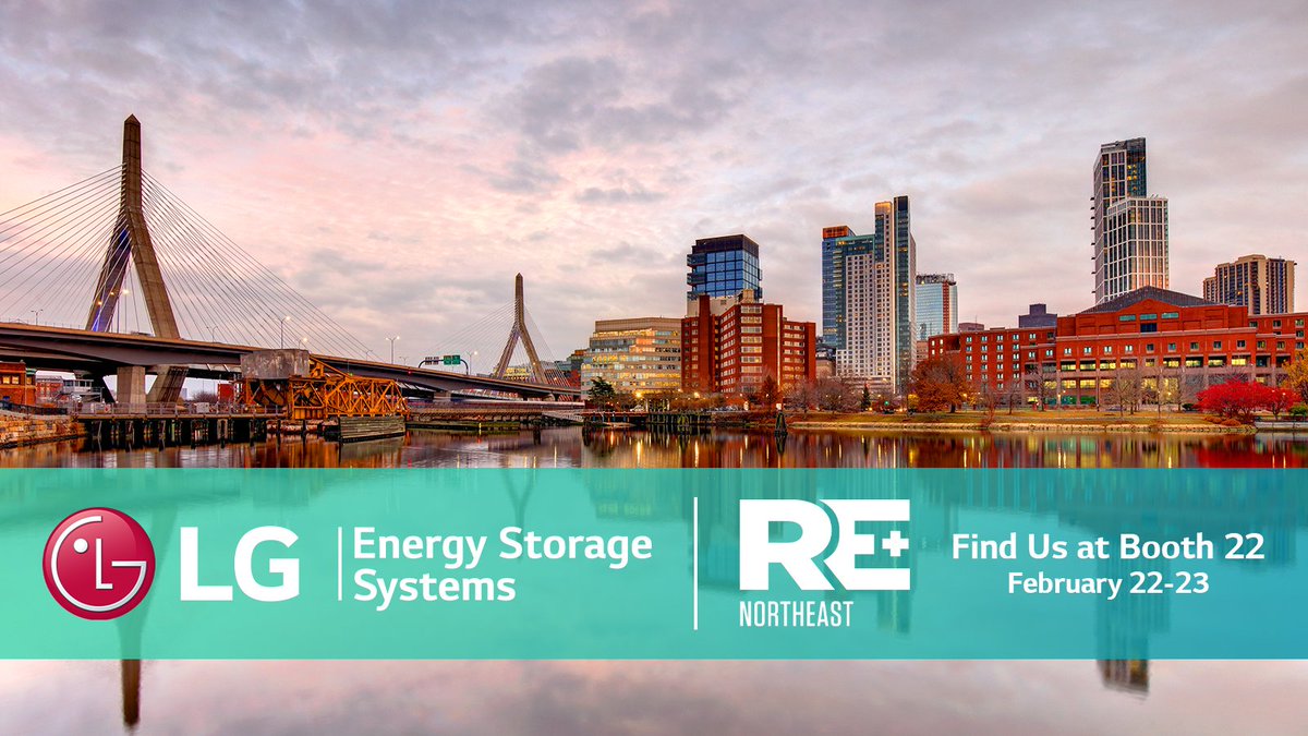 LG_ESS's tweet photo. Visit us at Booth 22 at the @REPlusEvents Northeast Conference in Boston—where we’re sharing what makes our LG Electronics Home 8 Energy Storage System an unstoppable force in the clean energy game. Reach out if you want to meet up!
#renewableenergy #cleanenergy #LGESS #ESS https://t.co/mTr1JzjDnF
