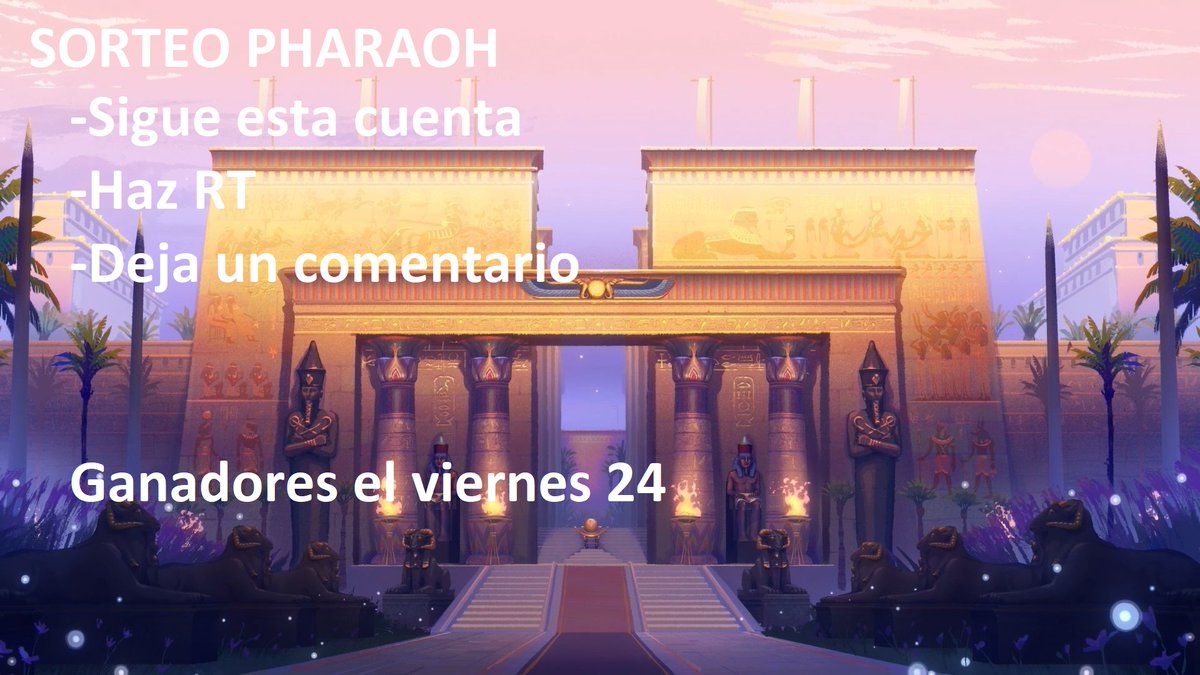 SORTEO 2 claves PHARAOH: A new era para Steam!!
Instrucciones: