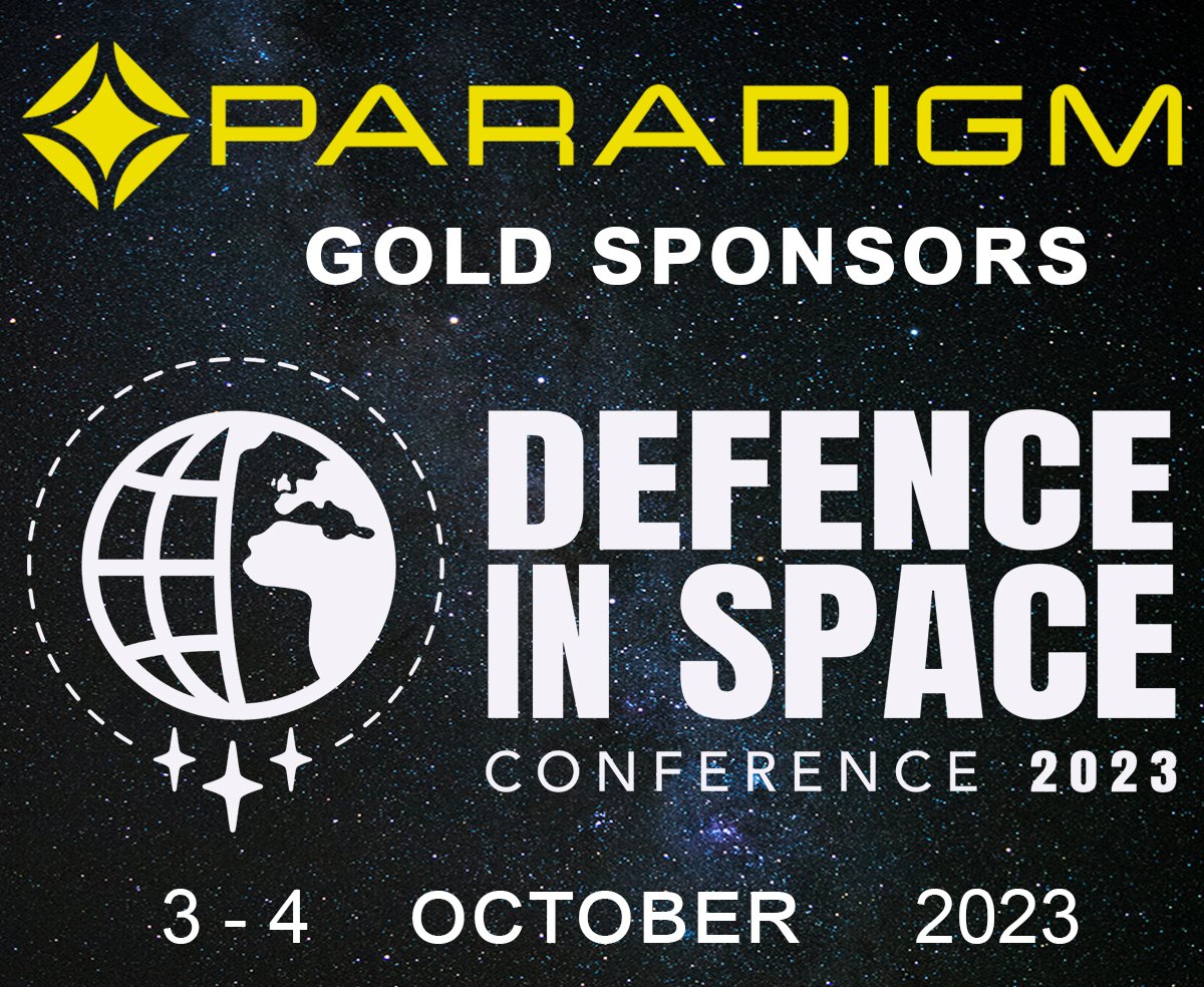 Paradigm is thrilled to be a gold sponsor for Defence In Space conference later this year.

To register for tickets visit defenceinspace.com

#Paradigm #MakingSatcomSimple