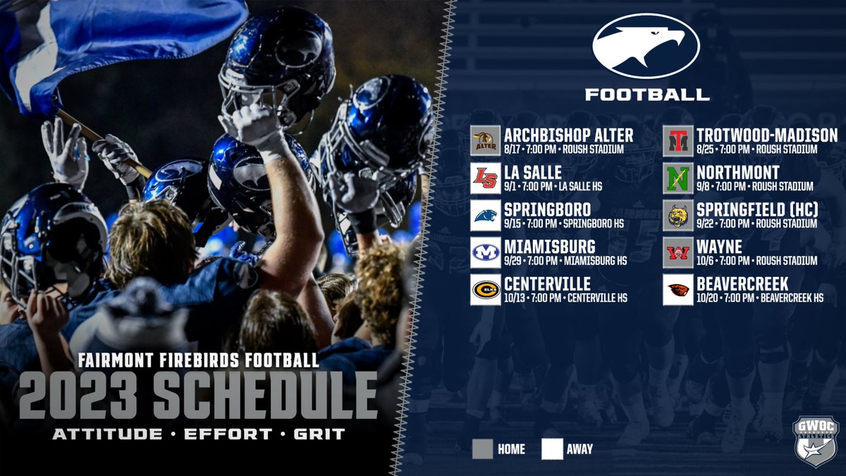 2023 Schedule

#AttitudeEffort
#WeAreFirebirds
#GRIT