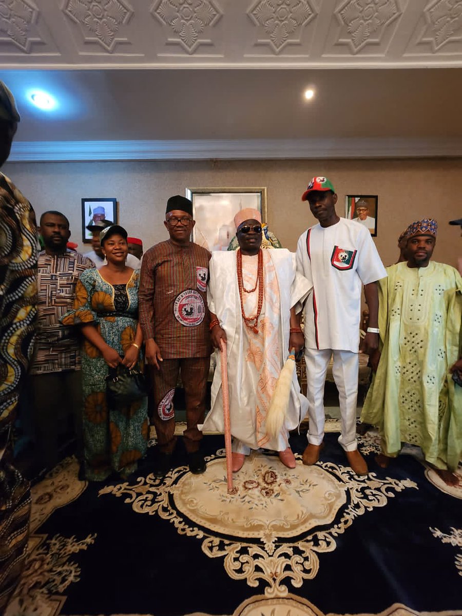 PeterObi's tweet image. Yesterday, I paid a courtesy call on the Olofa of Offa, His Royal Majesty, Oba Mufutau Muhammed Oloyede Gbadamosi, Okikiola Esuwoye II. It was a very convivial and pleasant visit. -PO