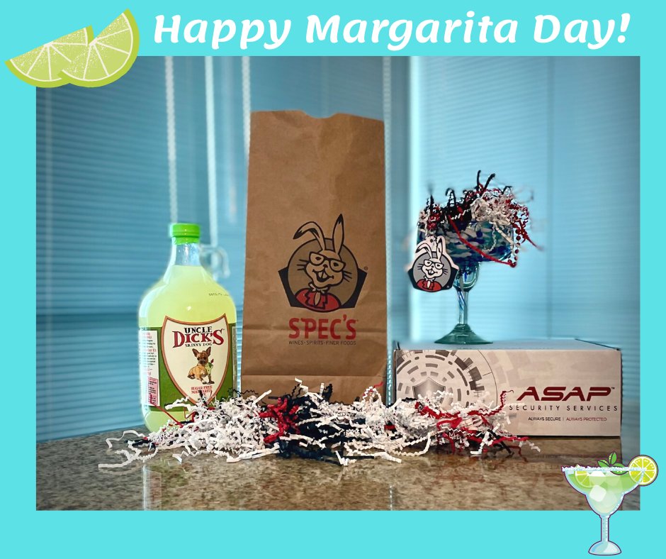 Take life with a grain of salt, a slice of lime, and a really big margarita!
Thank you <a href="/Specs1962/">Spec's</a> 
#nationalmargaritaday
