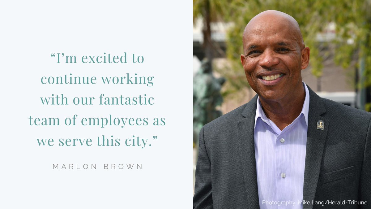 MagnifyGood's tweet photo. With over 28 years of local government experience, Marlon Brown made history as Sarasota’s first black city manager. He has played a key role in maintaining @CityofSarasota as a world-class community. #BlackHistoryMonth #MagnifyGood #BHM2023 https://t.co/BpkcGJn8Hr