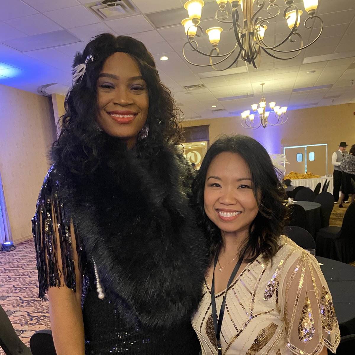 Great Gatsby theme! Board installation of Rochelle Bonty! Terrific job planning this event Rose Davis. NAWIC St. Louis representing at the SMACNA-St. Louis installation dinner. #nawic #greatgatsby #womeninconstruction #ManyPathsOneMission