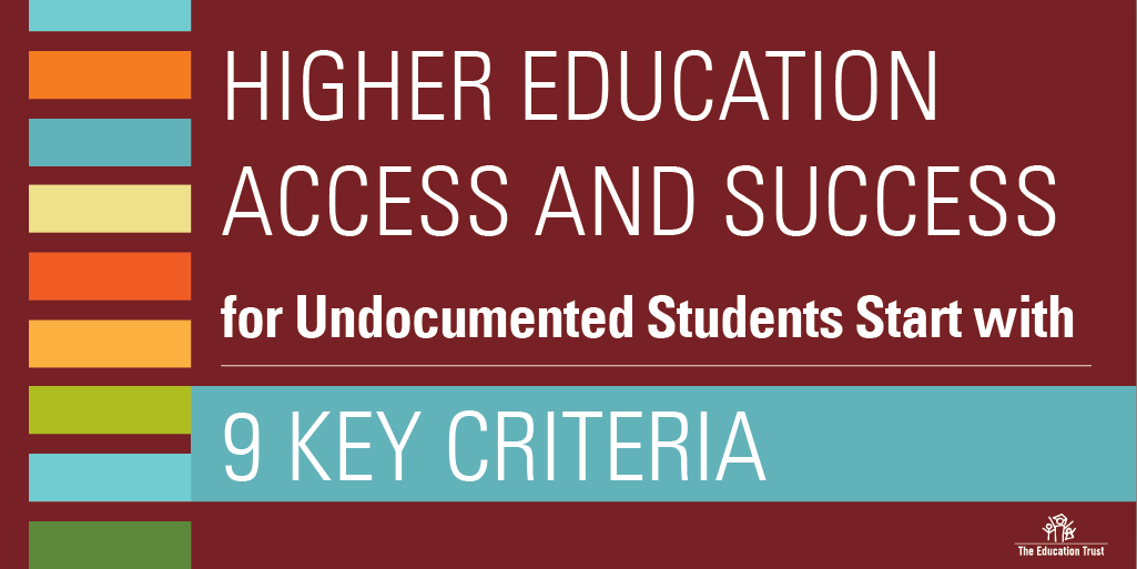 EdTrust's tweet photo. NEW: In this report & accompanying data tool we analyze how access & success for the #UndocumentedStudent population can be improved in #HigherEd. https://t.co/BDgTmBELEs #UndocumentedInHigherEd https://t.co/U5b1hX5gzo