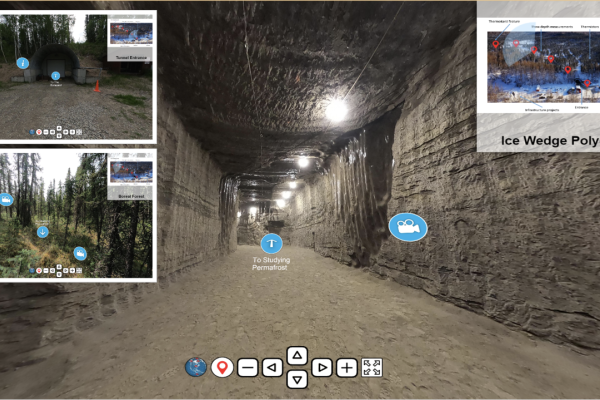Check out the virtual tour of the CRREL Permafrost Tunnel in Alaska! A collaboration between <a href="/ByrdPolar/">Byrd Polar & Climate Research Center</a> <a href="/OhioState/">Ohio State</a>, US Army Cold Regions Research &amp; Engineering Lab, Woodwell Climate Research Center &amp; more. Explore on any device or with a VR headset. bit.ly/3EkxhQy