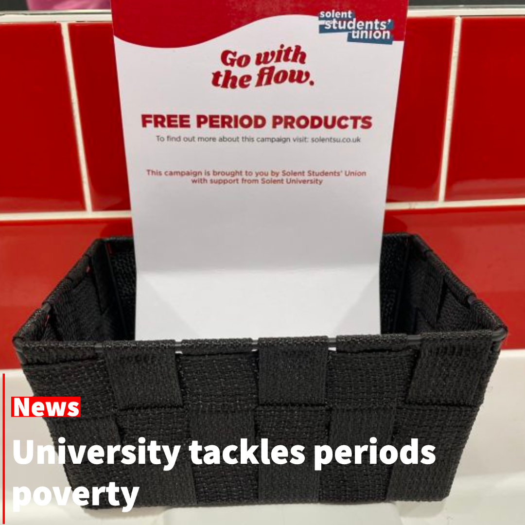Solent University VP of education Stefania David has been working on a campaign to provide free menstrual sanitary products.

Check out the article here: solentjournalism.co.uk/university-tac…