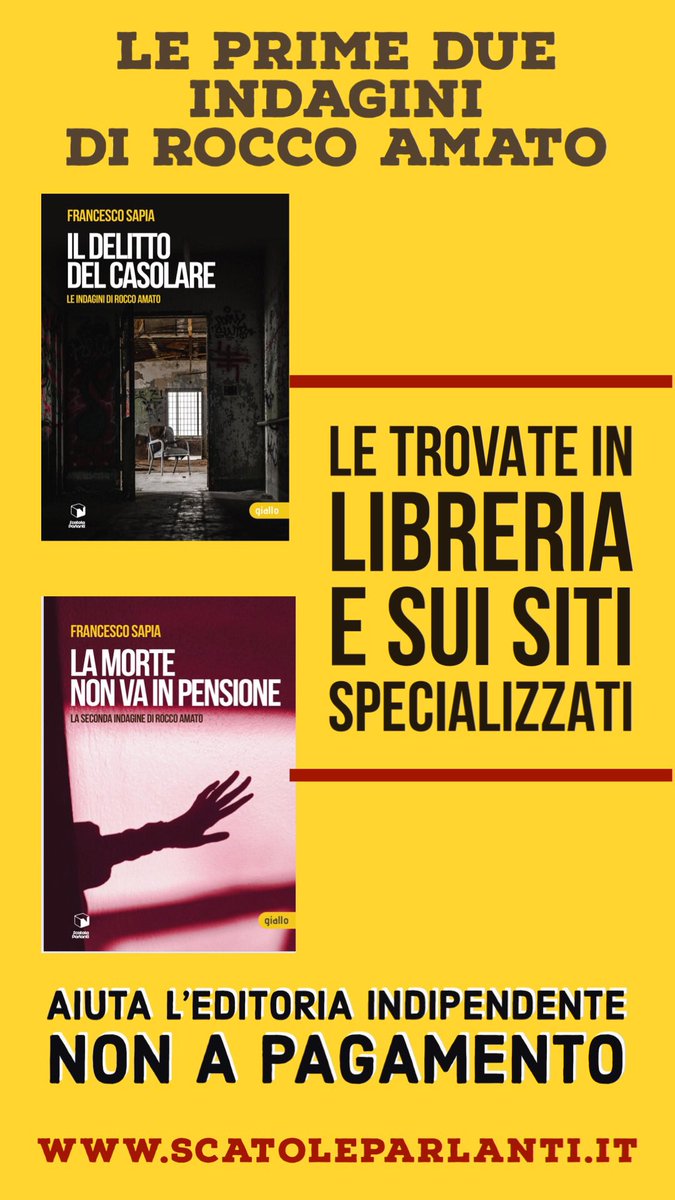 Acquistate i miei libri #giallo #scatoleparlanti