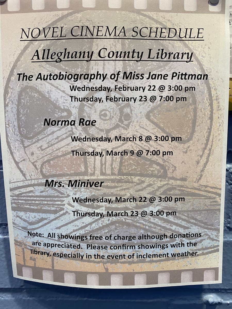 Library_Sparta's tweet image. Free Movies at the Alleghany County Library… come watch some classics!