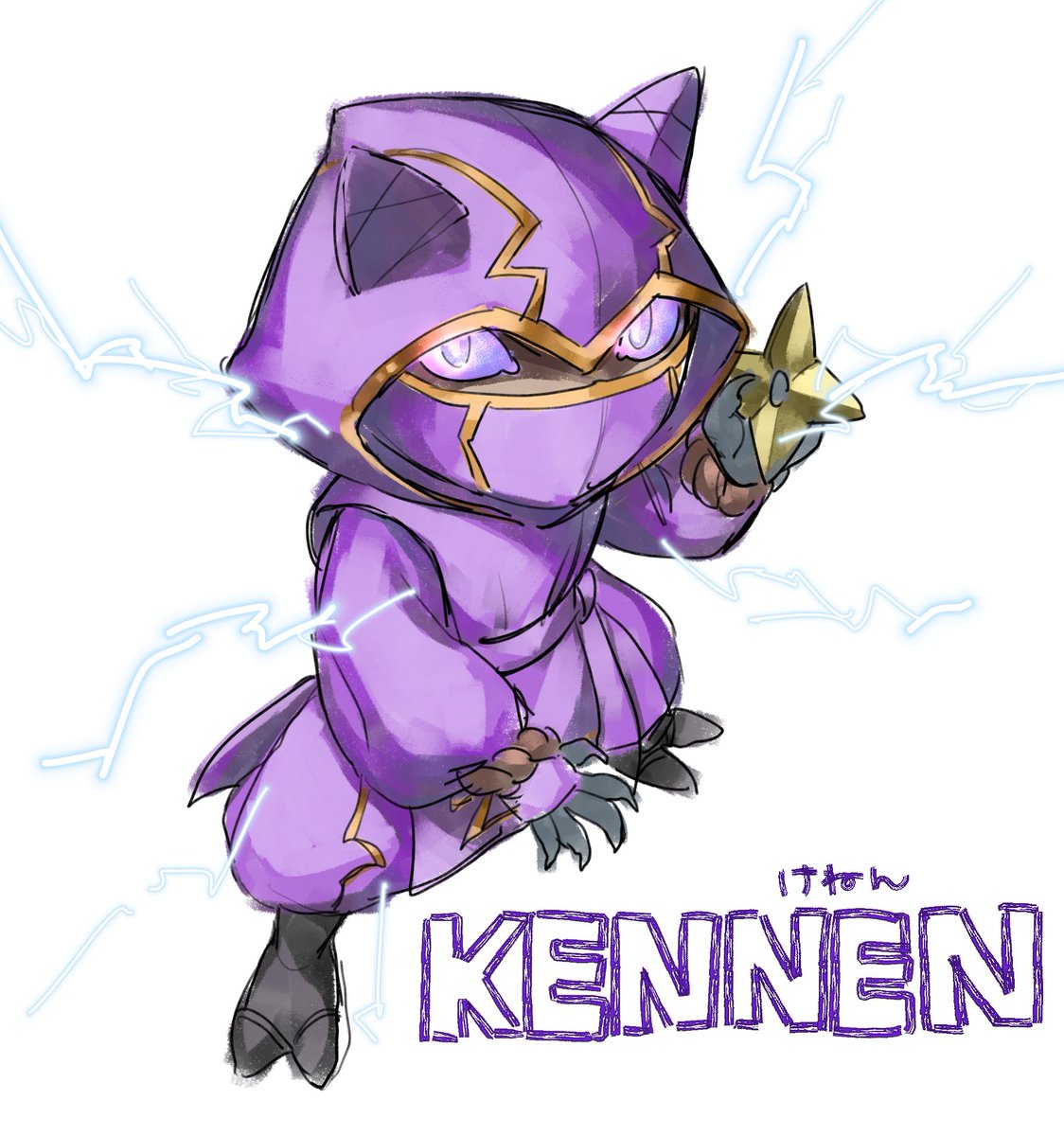 「ねこかも 」|おさしみ丸のイラスト