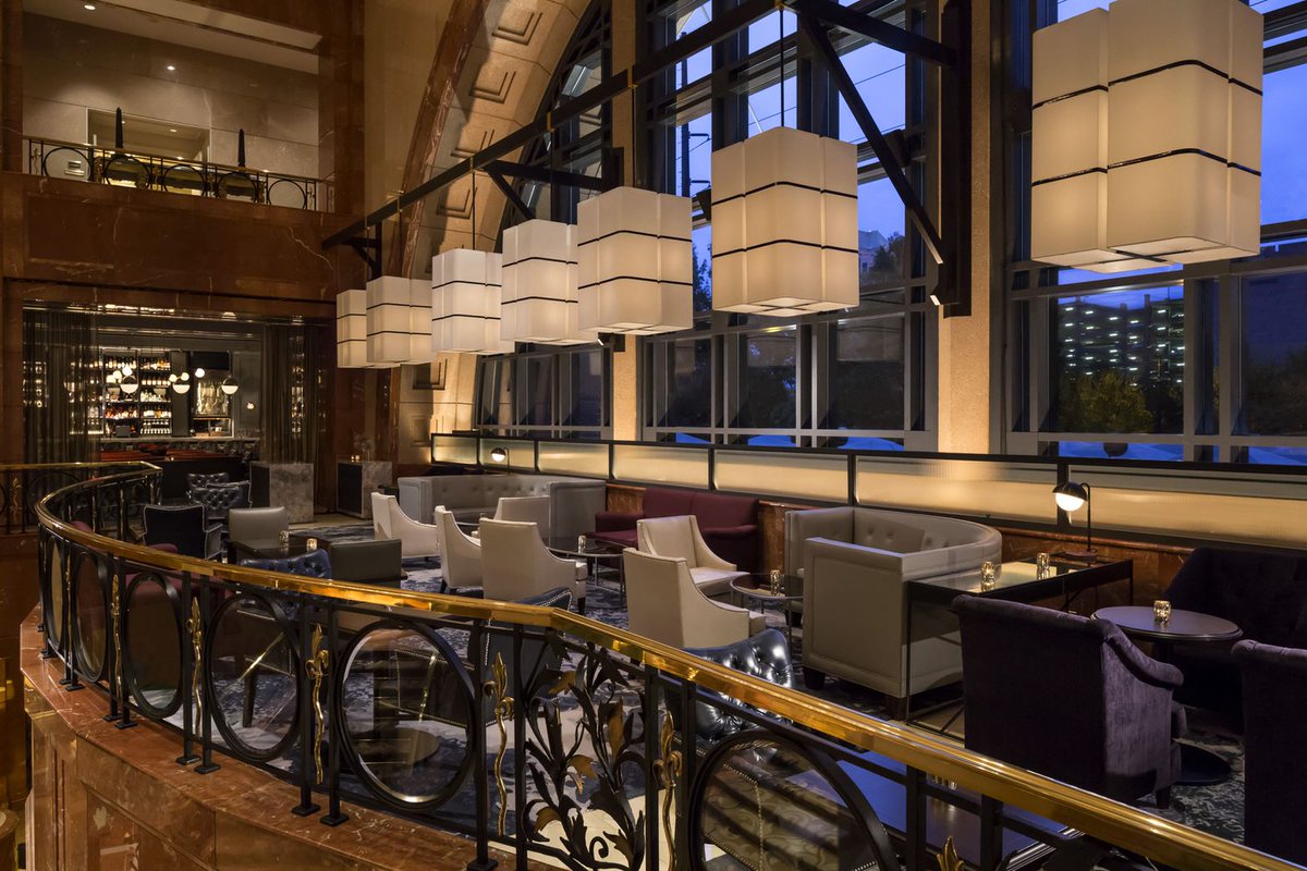 BarMargotATL's tweet image. Overlook the beauty of #FSAtlanta's lobby as you sip a hand-crafted cocktail prepared by our skilled mixologists.