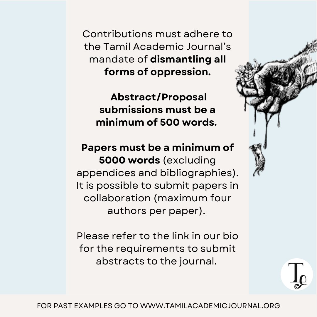 Tamil Academic Journal tweet media