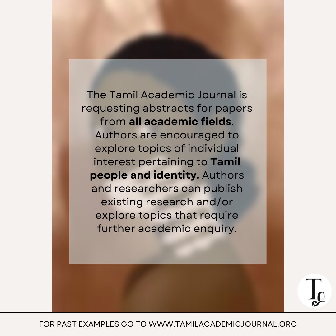 Tamil Academic Journal tweet media