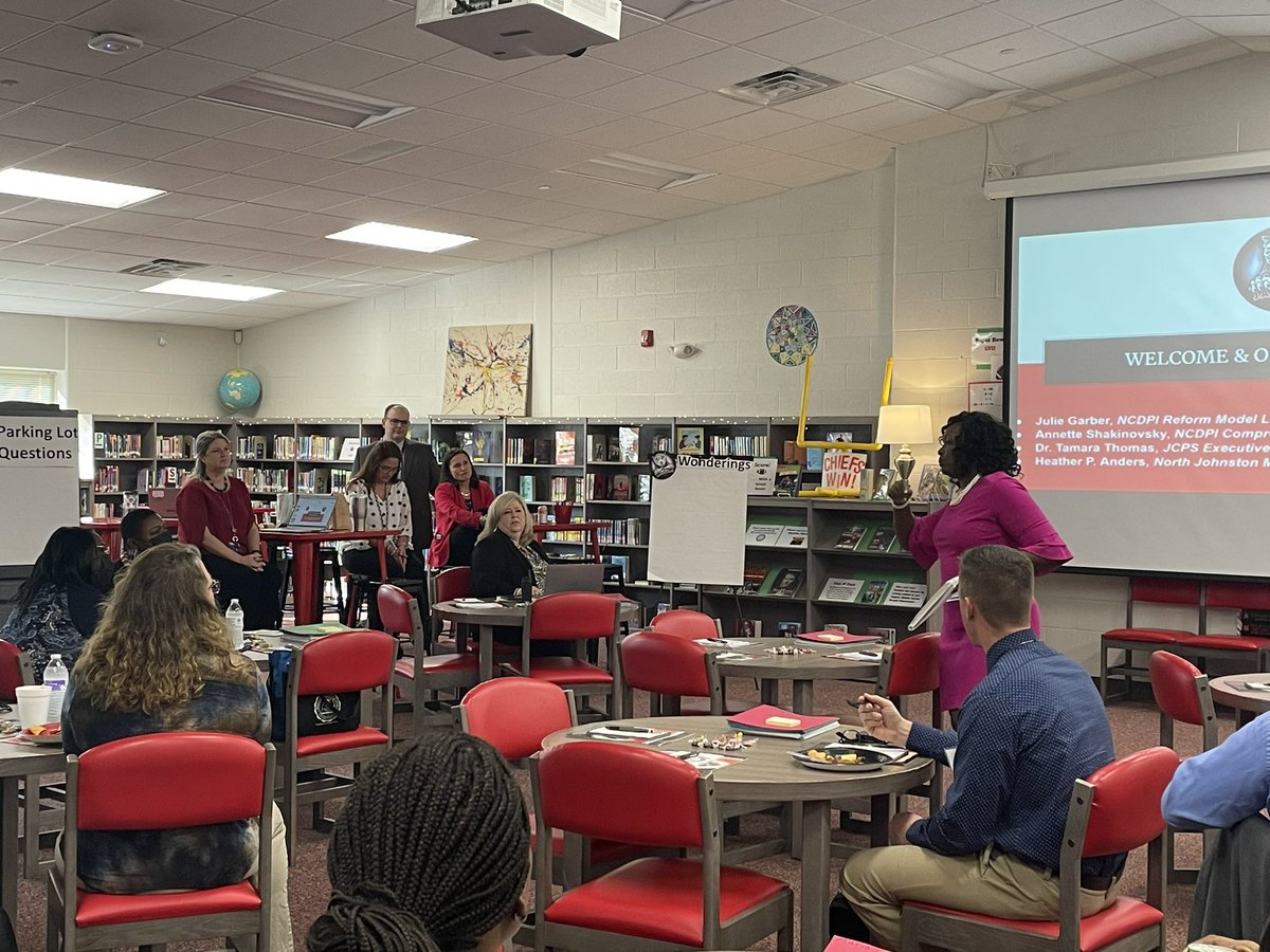 Excited to be <a href="/NJMiddleJaguars/">North Johnston Middle</a> today for another NCRestart Leading &amp; Learning Visit! Celebrating progress &amp; learning from one another!