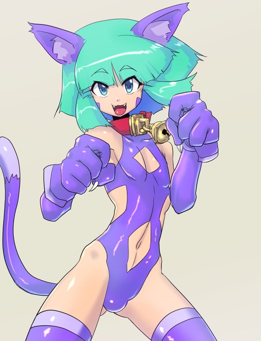 再掲だし出遅れだしでアレなんだけど、猫っぽい絵。 